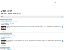 Tablet Screenshot of lilithmoon.com